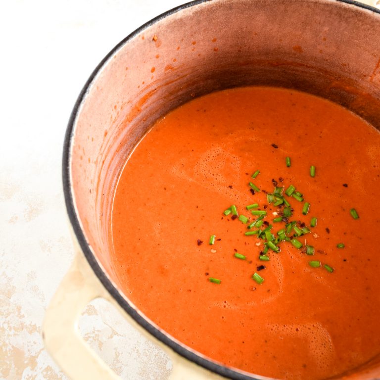 Vegan Tomato Soup Process Photo 4