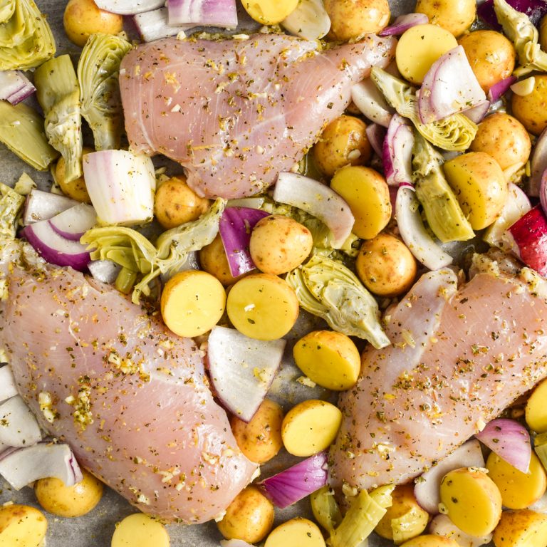 Sheet Pan Greek Chicken Process Photo 3