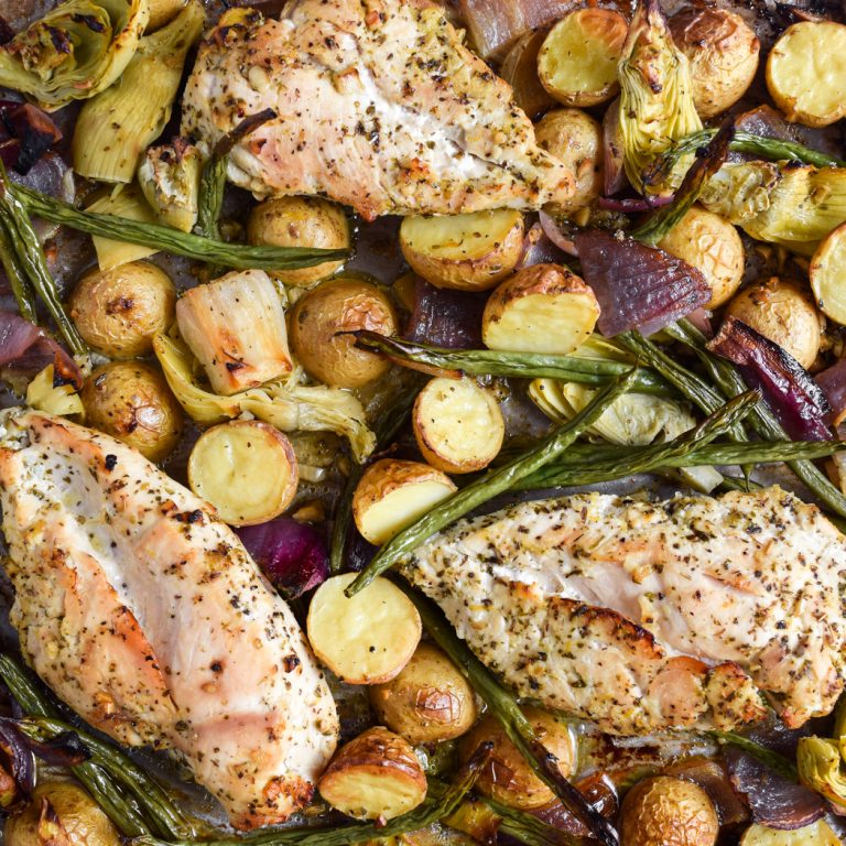 Sheet Pan Greek Chicken Process Photo 6
