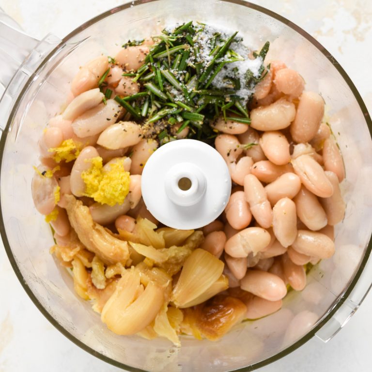 Roasted Garlic White Bean Dip Process Photo 3