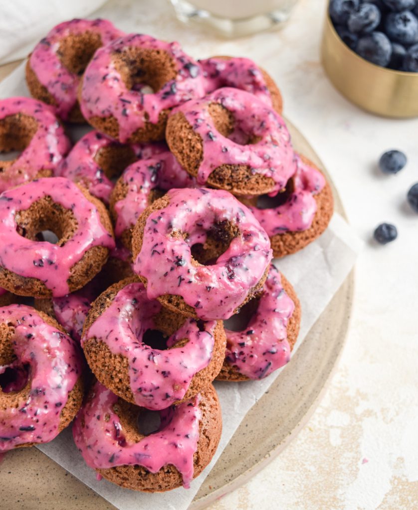 Healthy Blueberry Donuts
