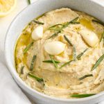 Roasted Garlic White Bean Dip