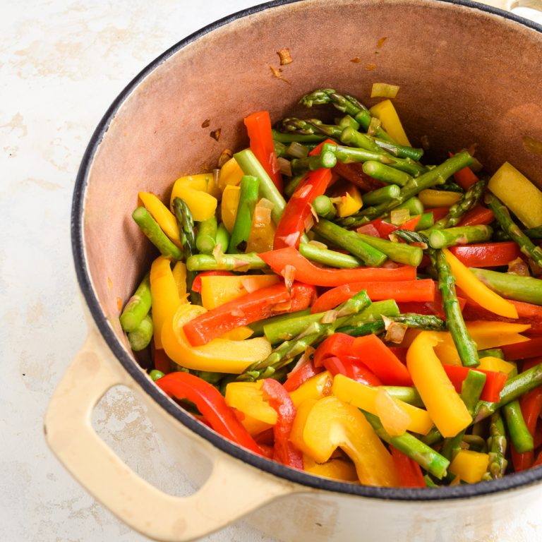 Pasta Primavera Process Photo 3
