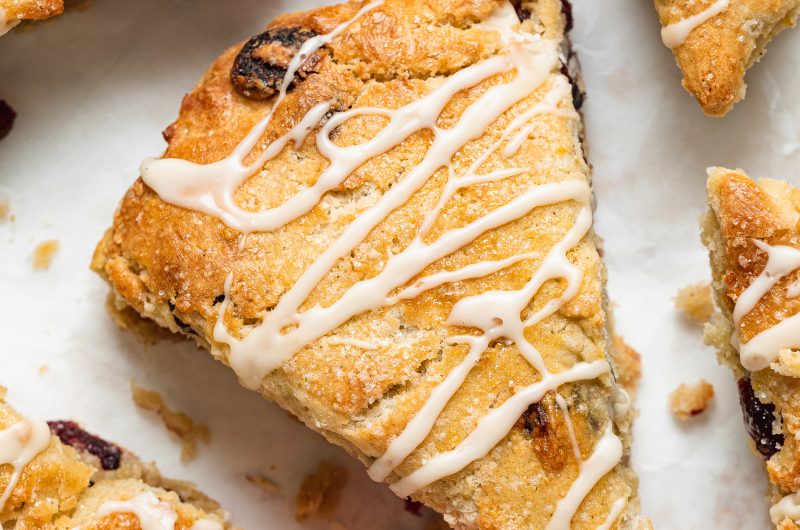 Cranberry Orange Scones (Gluten-Free, Dairy-Free)