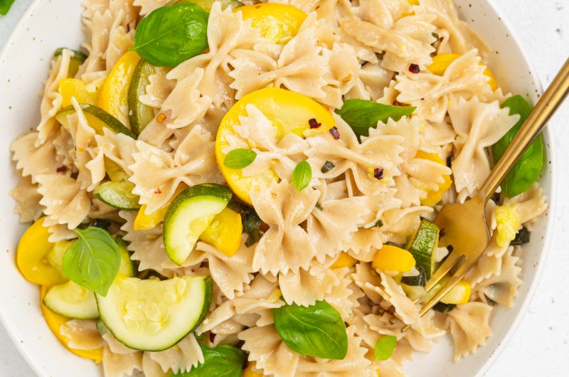 Summer Squash Pasta (Vegan, Gluten-Free)