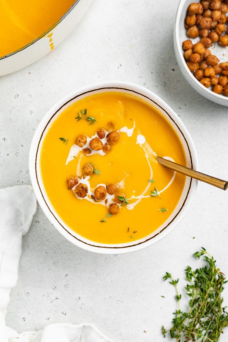 Vegan Acorn Squash Soup