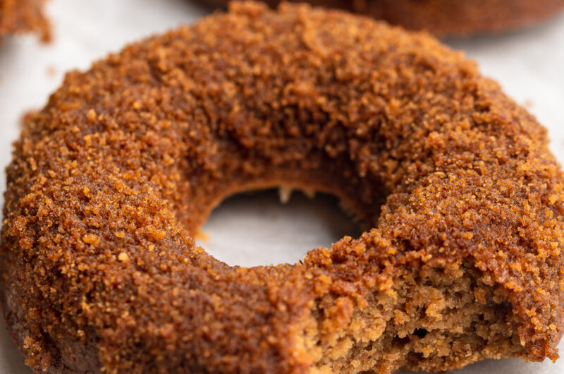 Baked Vegan Apple Cider Donuts (Gluten-Free)