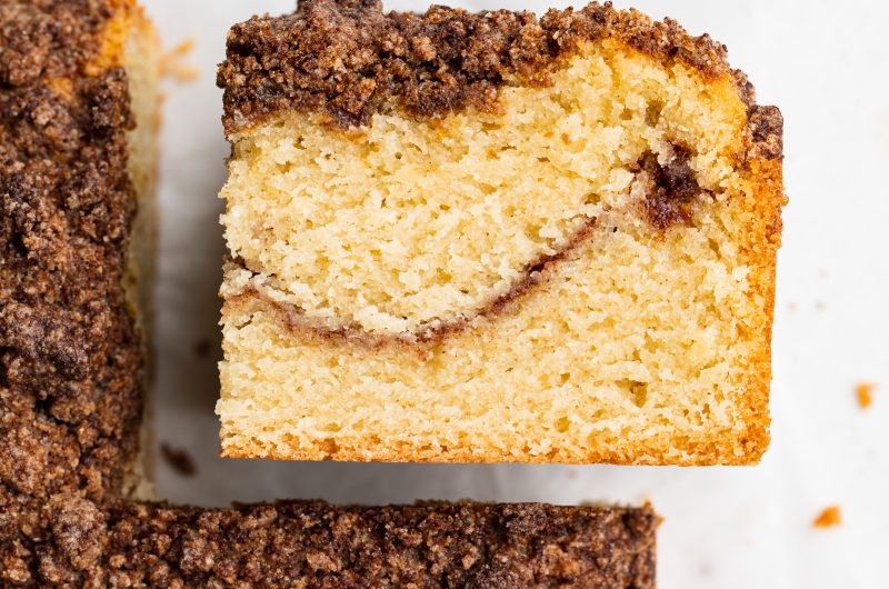 Gluten-Free Cinnamon Streusel Coffee Cake (Dairy-Free)