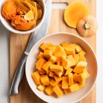 cut butternut squash