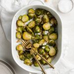 Roasted Garlic Brussels Sprouts