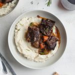 Braised Short Ribs with Cauliflower Mash