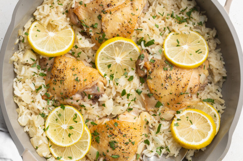 One-Pan Chicken and Rice Recipe