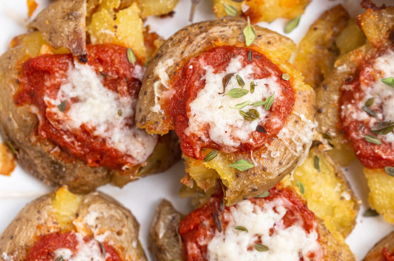 Pizza Smashed Potatoes