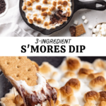 3-Ingredient S'mores Dip pin