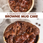 5-Ingredient Protein Brownie Mug Cake