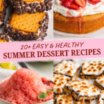 20+ Easy Summer Dessert Recipes (healthy, gluten-free!)